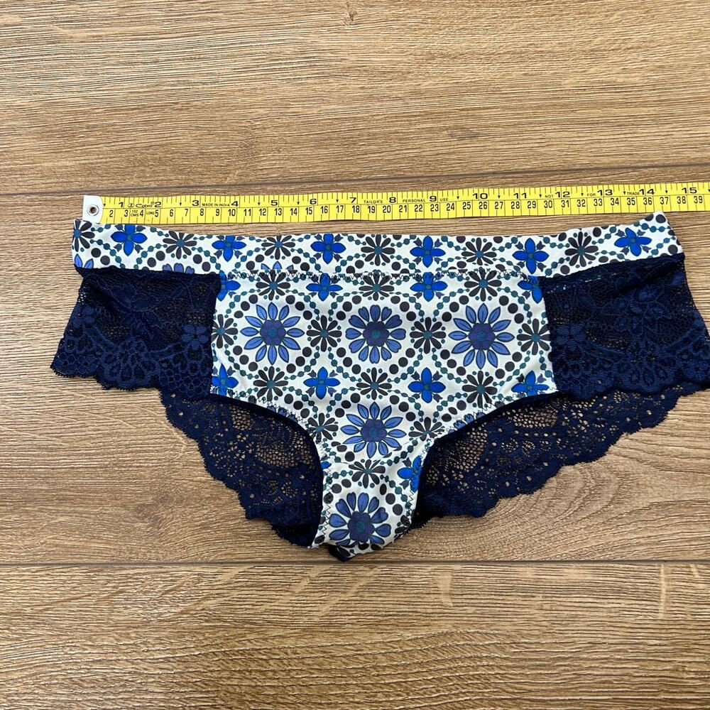 NAJA Underwear Cheeky Hipster Navy Blue Lace Size XL - Picture 4 of 8